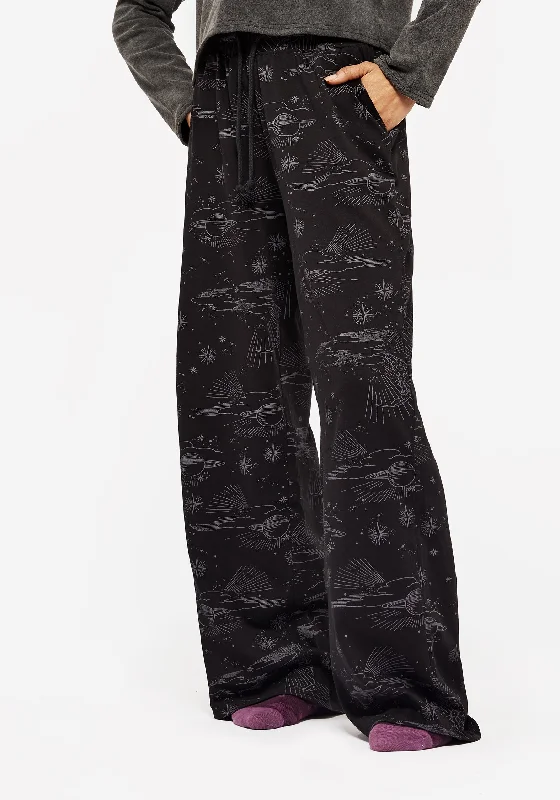 Fashion Forward Femme Cosmic Wide Leg Pyjama Bottoms