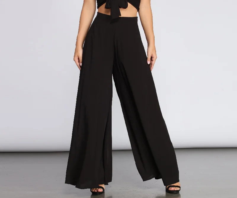 Wardrobe Essentials Bahama Breeze Wide-Leg Pants