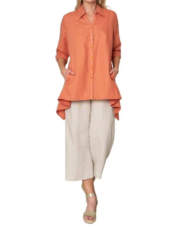 Versatile Wardrobe Essentials True Form Shirt In Sunset