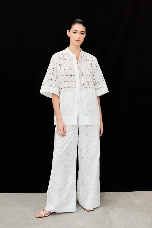 Flash Discount OWEN WHITE BRODERIE PANT