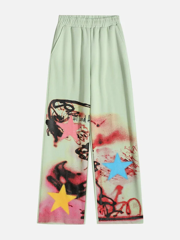 Unbeatable Prices Aelfric Eden Graffiti Star Sweatpants