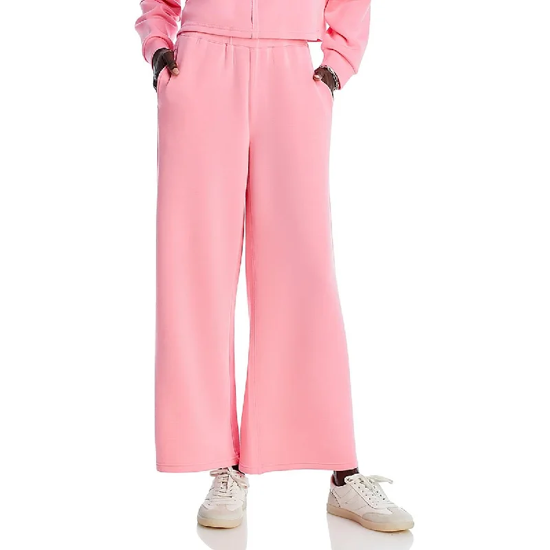 Eclectic Fashion Womens Pull On Wide Leg Sweatpants