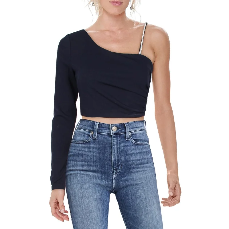 Clothing Sale Juniors Womens Crepe Embellished Cropped