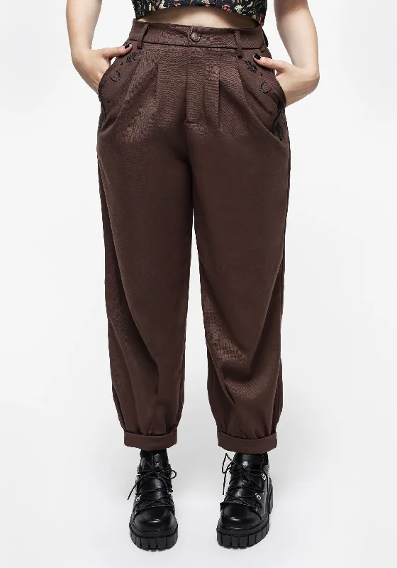 Limited Time Deal Dianne Embroidered Balloon Trousers