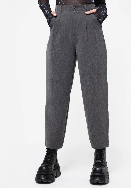 Boutique Styles Herringbone Balloon Trousers