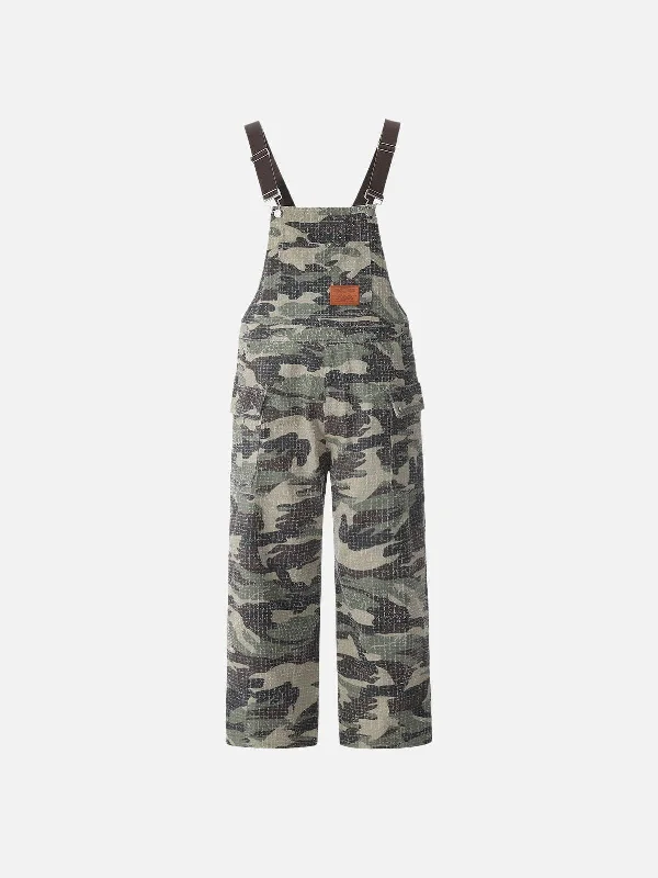 Graceful Fashion Aelfric Eden Camouflage Overalls