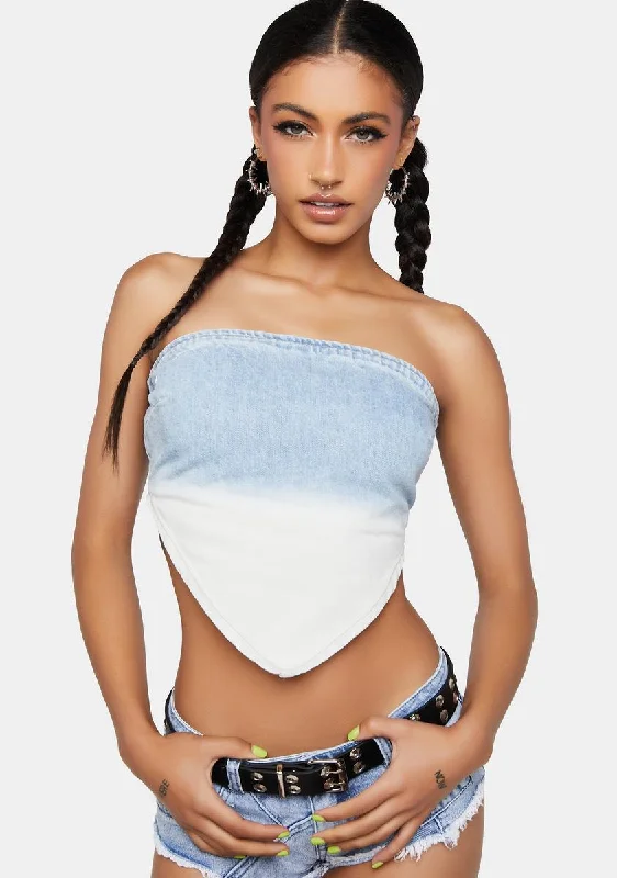 Timeless Elegance Redefined Clear Soul Tube Top