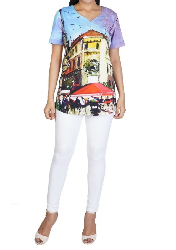 Women's Clothing Sale Online Venice Impressionist Top In Multi