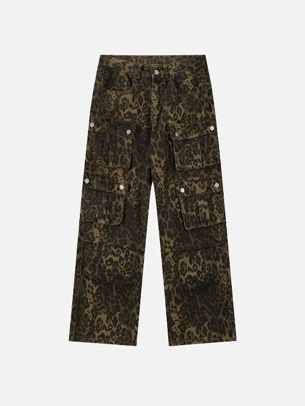 Weekend Exclusive Aelfric Eden Leopard Print Cargo Pants