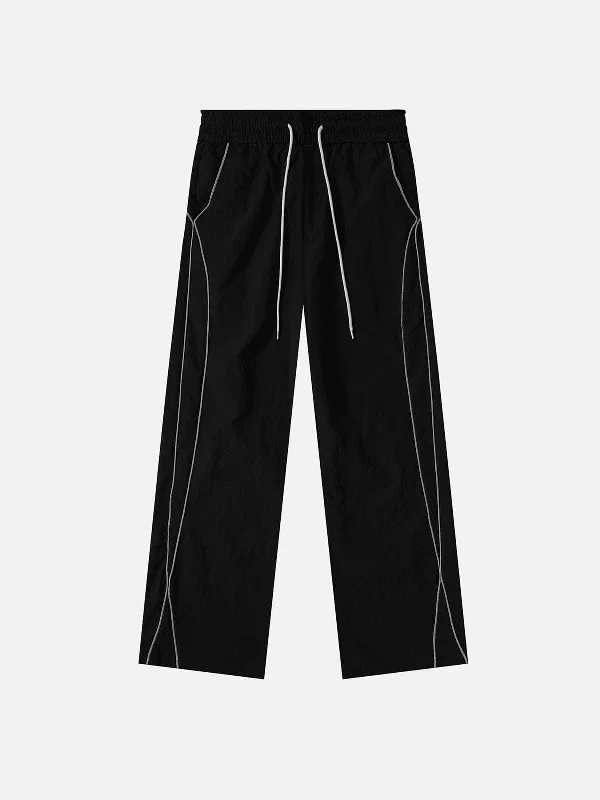 Unleash Your Trend Driven Style Aelfric Eden Reflective Strip Track Pants