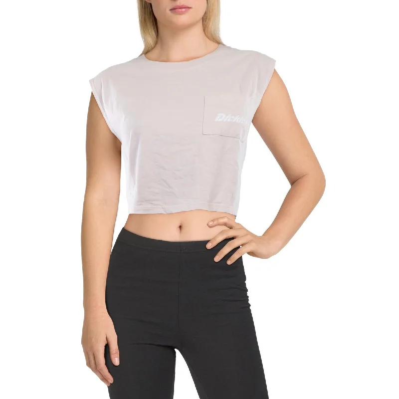 Women's Clothing Online Sale Juniors Womens Logo Muscle Cropped