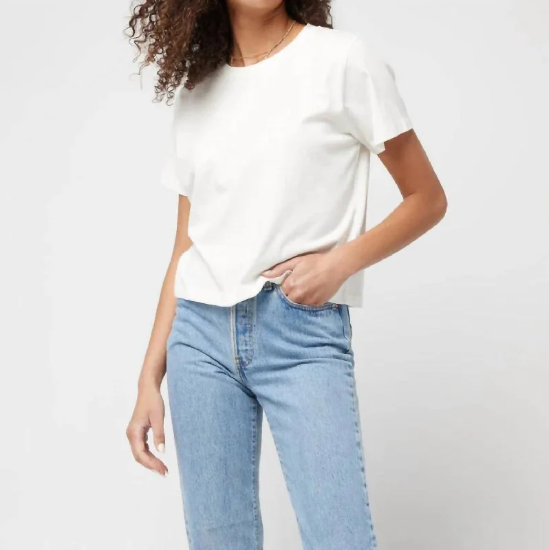 Women's Clothing Stores All Day Top In Cream