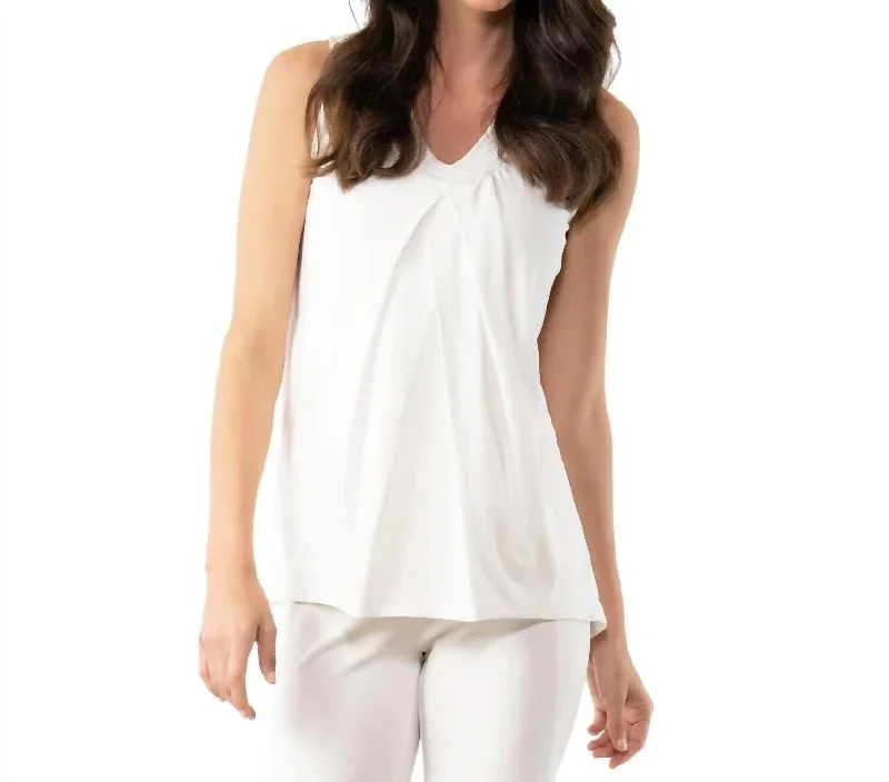 Style Versatile Women's Collection Favorite Thing Top In Soft White