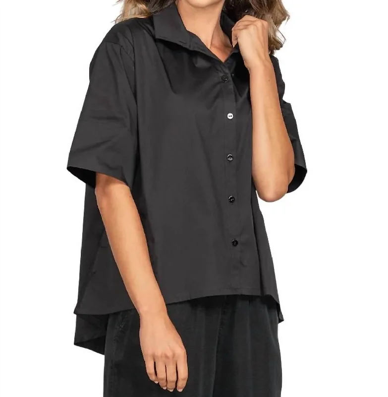 Ride The Style Wave Easy Breezy Shirt In Black