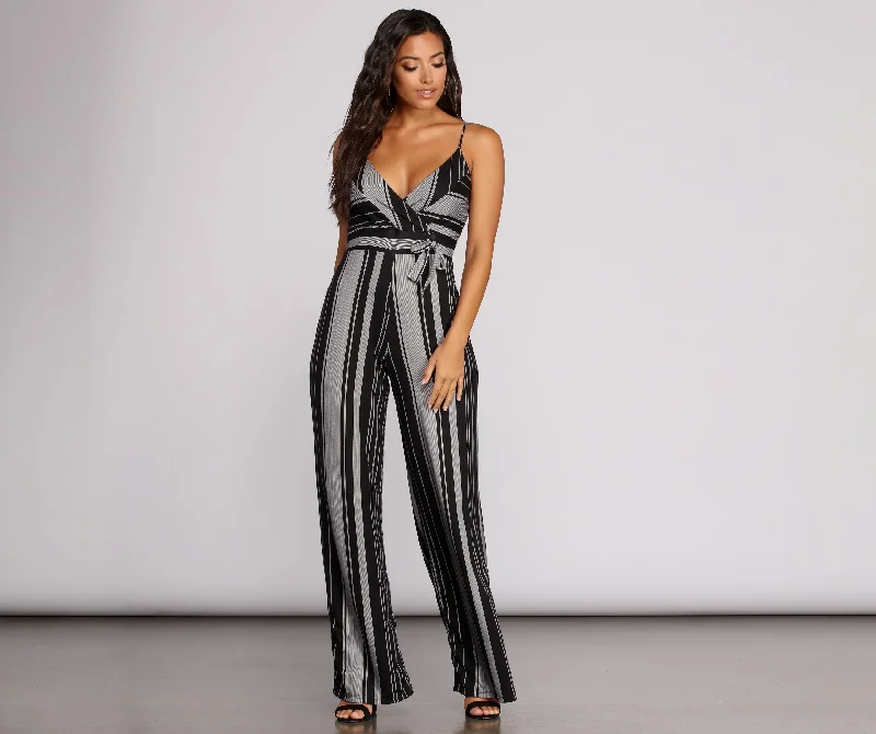 Limited Styles Rhythm And Stripes Jumpsuit