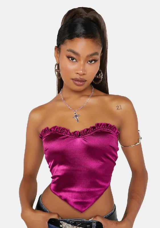 Fashion Forward Femme Heart's Desire Crop Bandana Top