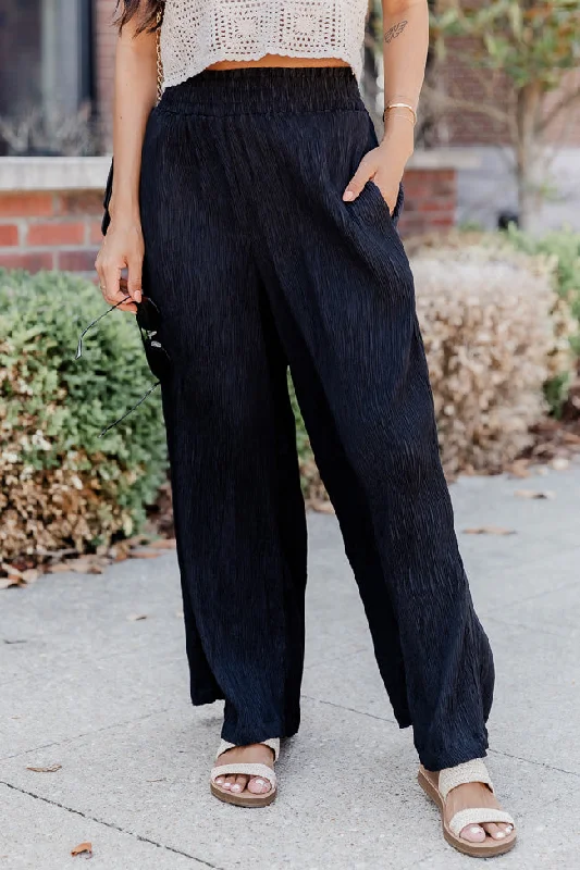 Everyday Women's Fashion Trends In A Daze Black Pleated Pants FINAL SALE