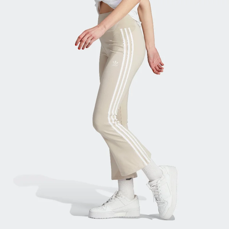 Best Clearance Sales Right Now Women's adidas Adicolor Classics 3-Stripes 7/8 Flare Leggings