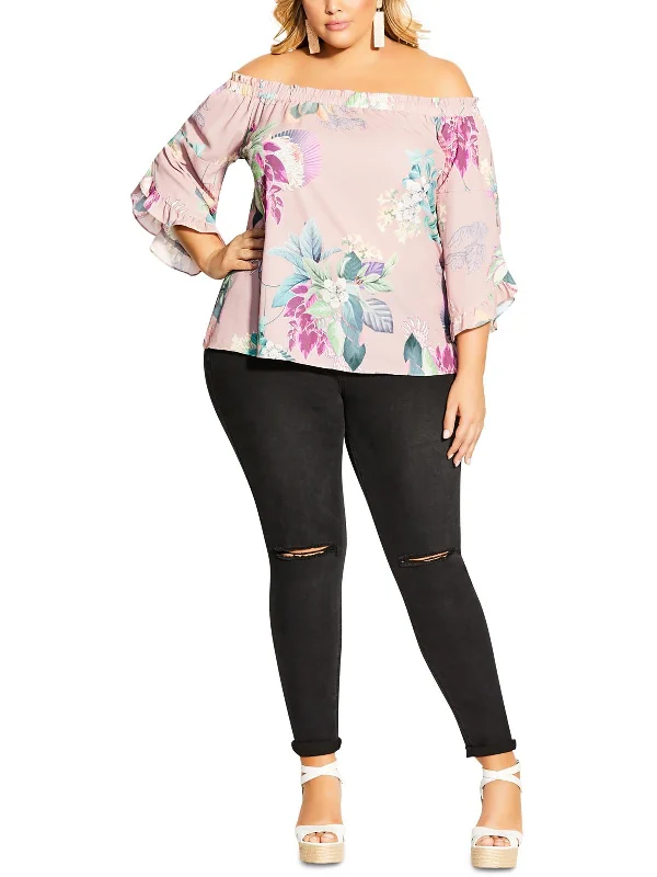 New Arrival Discounts Womens Butterfly Sleeve Stretch Off The Shoulder