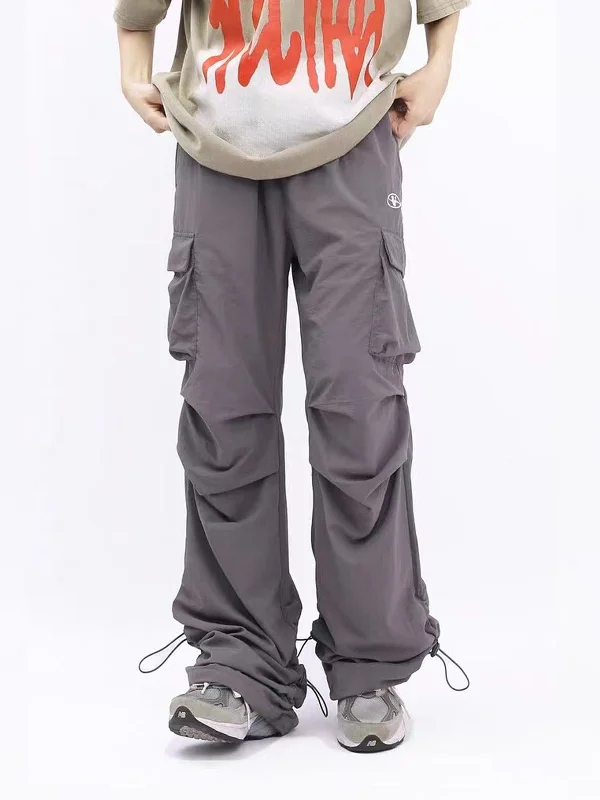 Seasonal Sale Aelfric Eden Embroidered Wrinkle Cargo Pants