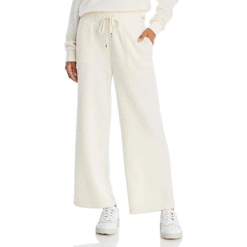 Quality Wear Womens Fuzzy Flare Sweatpants