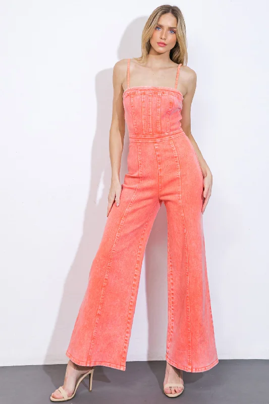 Women's Online Boutique TOTALLY TRENDY TWILL JUMPSUIT