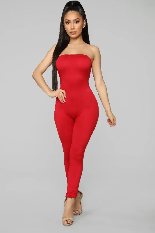 New Arrivals Buenos Aires Jumpsuit - Red