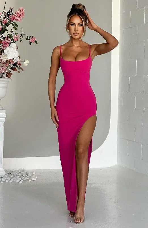 Athleisure Wear Tiarne Maxi Dress - Hot Pink