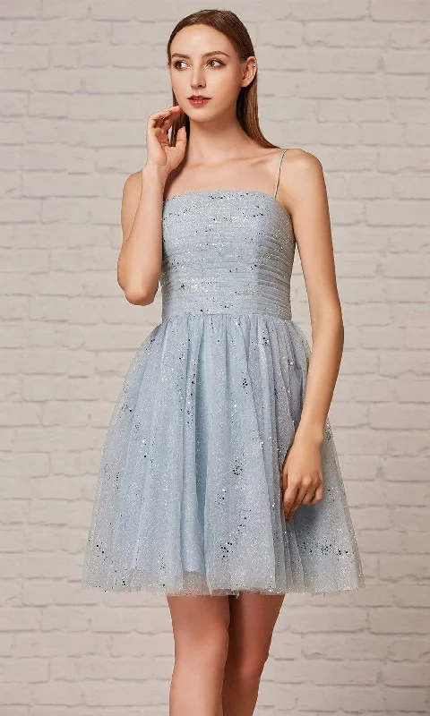 Bundle Offer J'Adore Dresses - J18078 Glitter A-Line Cocktail Dress