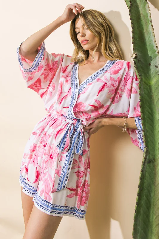 Vibrant Femme Fashion NORMANDY SHORES WOVEN ROMPER