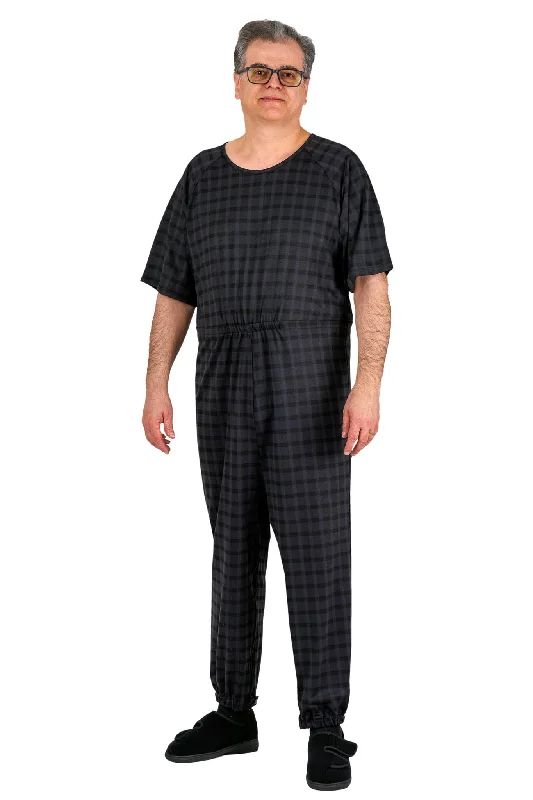 Daily Essentials Anti-Strip Jumpsuit - Bobby | Black Check