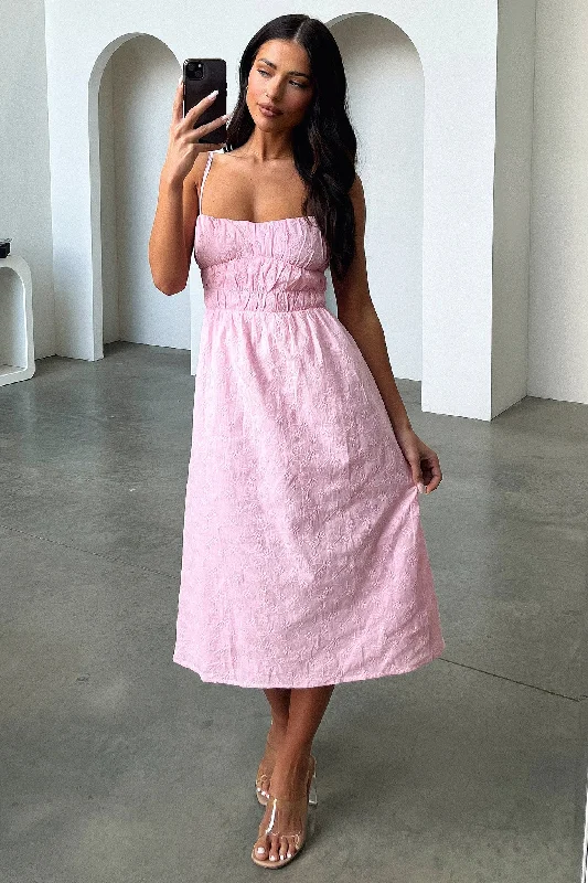 Sales Clothes Mik Midi Dress - Pink