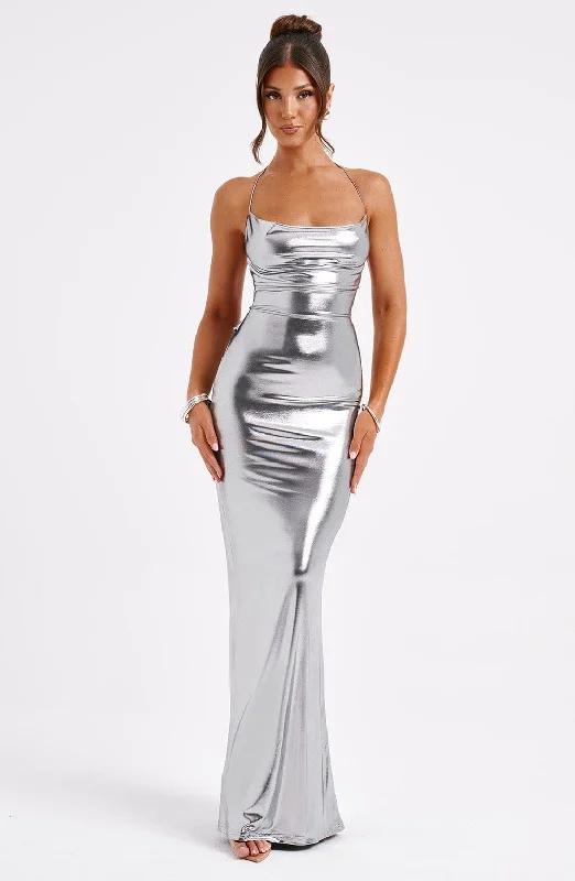 Relaxed Style Talisa Maxi Dress - Gunmetal