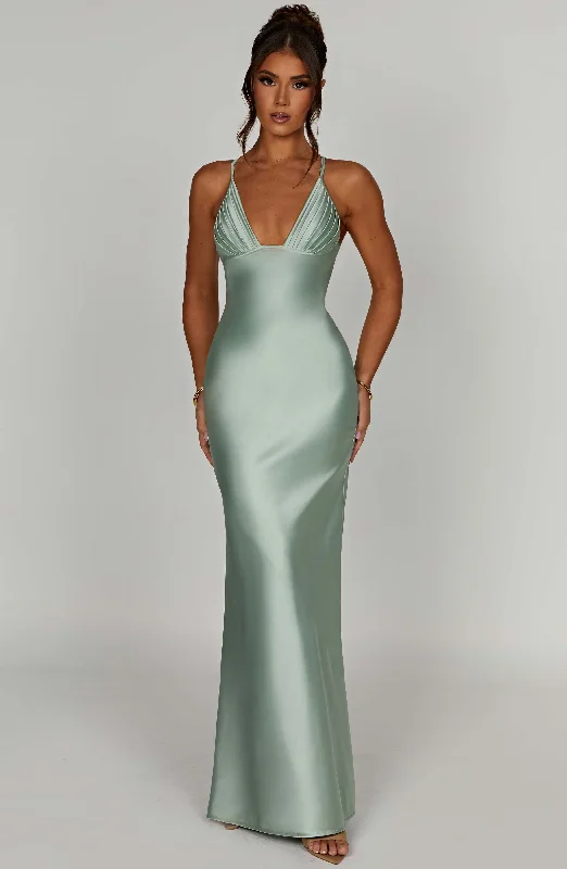 Top 10 Women's Online Clothing Stores Miriam Maxi Dress - Sage