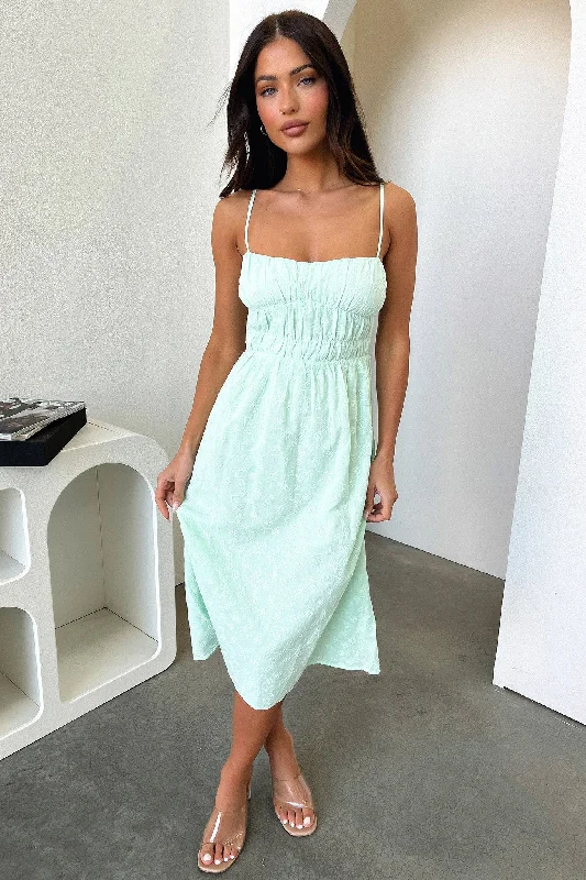 Flash Sales Today Mik Midi Dress - Sage