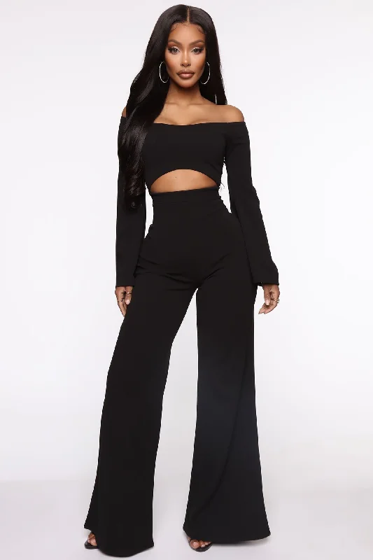 Season Offer Hard To Resist Jumpsuit - Black