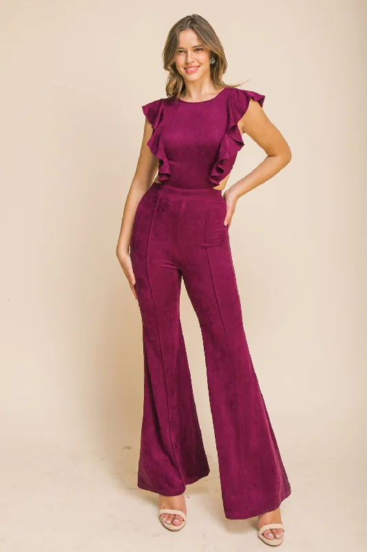 Casual Dresses for Women SENSATIONAL SWEETHEART SUEDE JUMPSUIT