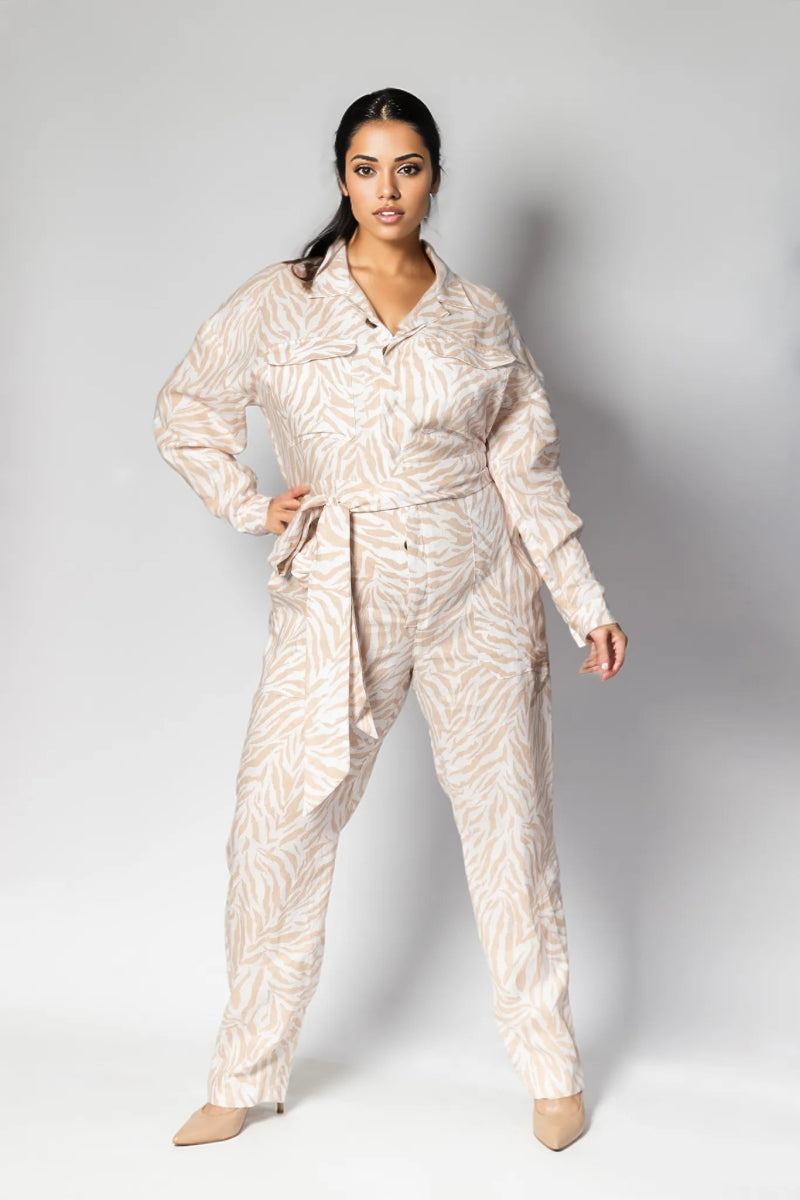 Affordable Online Boutique Raquel Boiler Suit Safari