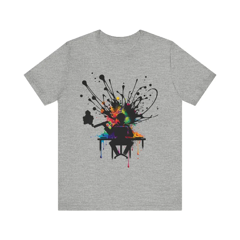 Versatile Wardrobe Essentials Color Splash Unisex T-Shirt