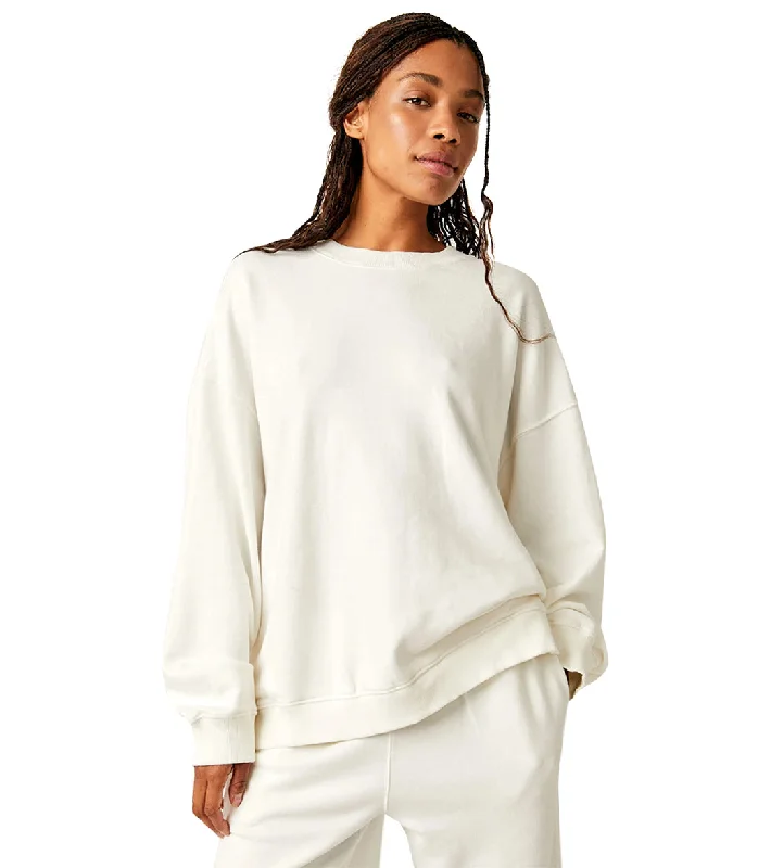 Modern Women's Apparel Free People All Star Pullover Solid Ivory