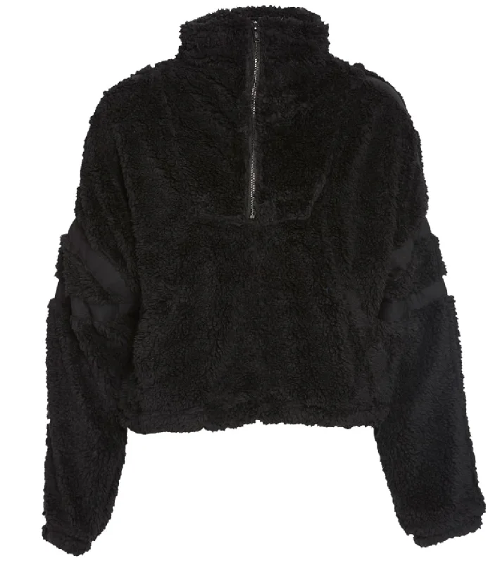 Affordable Women's Clothing Sale Online Free People Nantucket Fleece Pullover Black