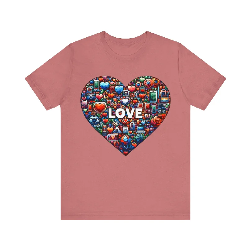 Hot Trends Love Heart Emoji T-Shirt