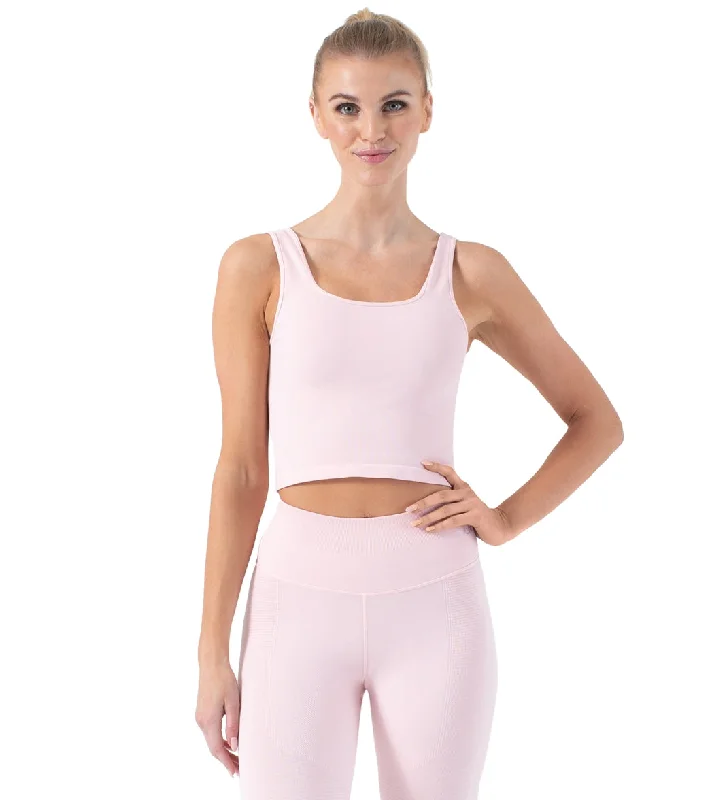 Step Ahead, Lead The Trend NUX Be Free Seamless Yoga Crop Top Pink