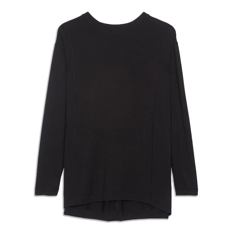 Unleash Your Trendy Side Pleated Back Long Sleeve Shirt Sale