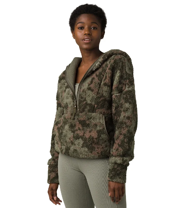 Limited Time Offer prAna Polar Escape Half Zip Kale Wildflower