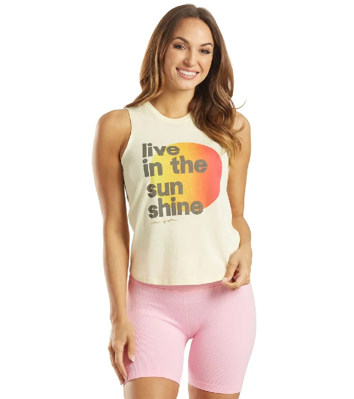 Shop Ladies Clothes Spiritual Gangster Sunshine Muscle Yoga Tank Sunlight