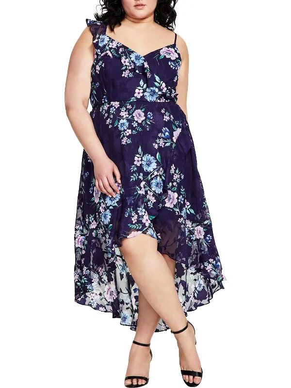 Trendy Aesthetics Plus Womens Daytime Hi-Low Sundress