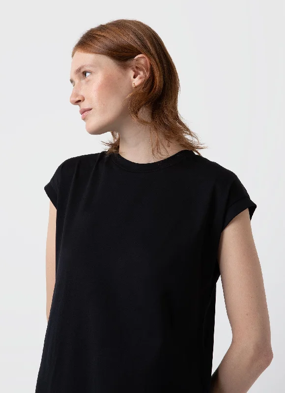 Additional Time-Limited Offers Women's T-shirt Dress in Black