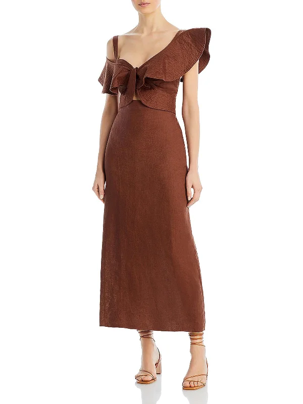 Best Online Clothing Boutiques Womens Linen Long Maxi Dress