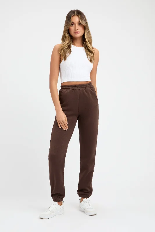 Elegant Women's Fashion Brushed Eleni Track Pant